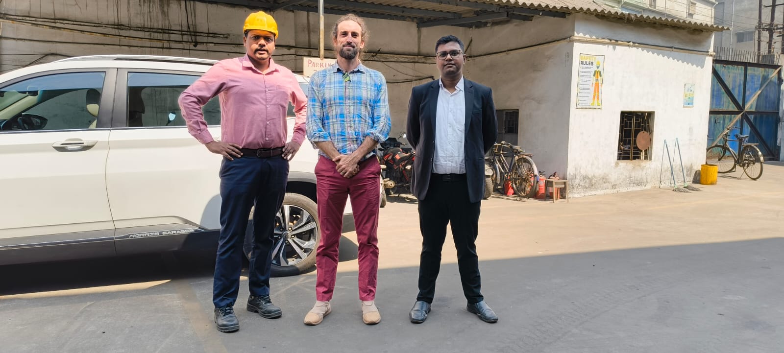 Client from USA visiting Genex Tech Industries for machinery procurement.