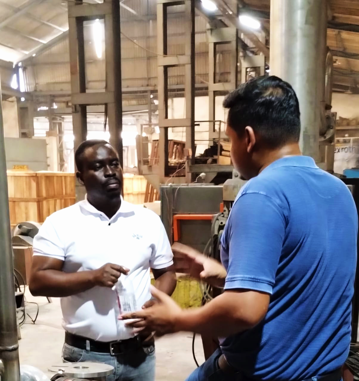 Client from Africa visiting Genex Tech Industries for Dehydration Machine & Processing Equipment Procurement