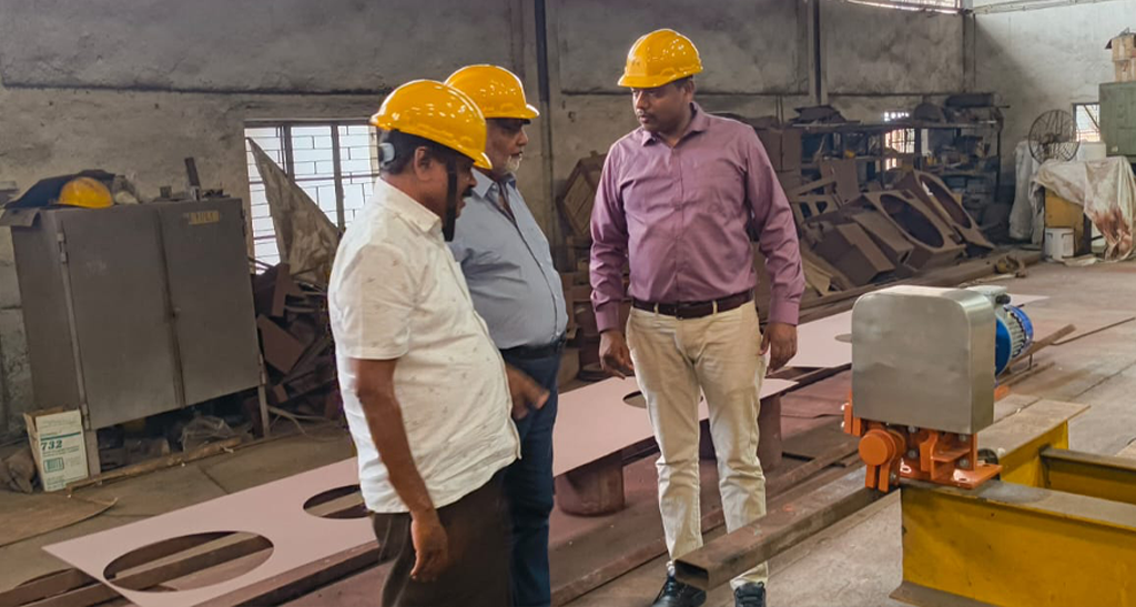 Clients from Srilanka visiting Genex Tech Industries for machinery procurement.